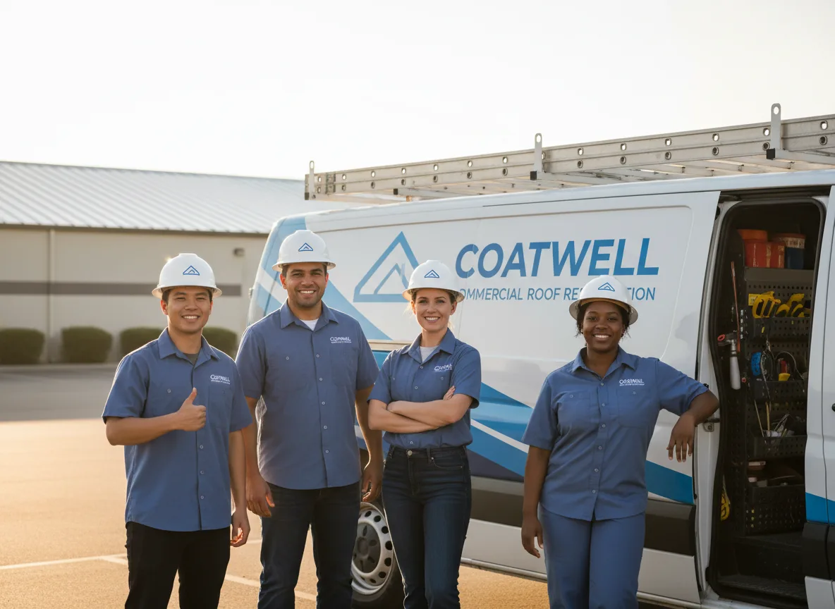 Commercial roof coating company in Arma, KS